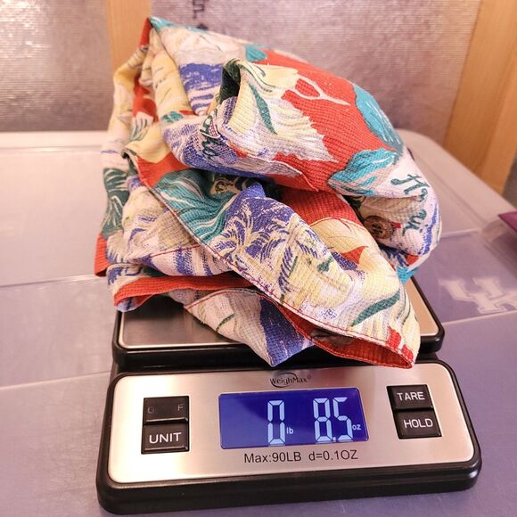 Tommy Bahama Hawaiian Shirt Mens XL Tropical Floral Postcard Silk - Picture 10 of 10